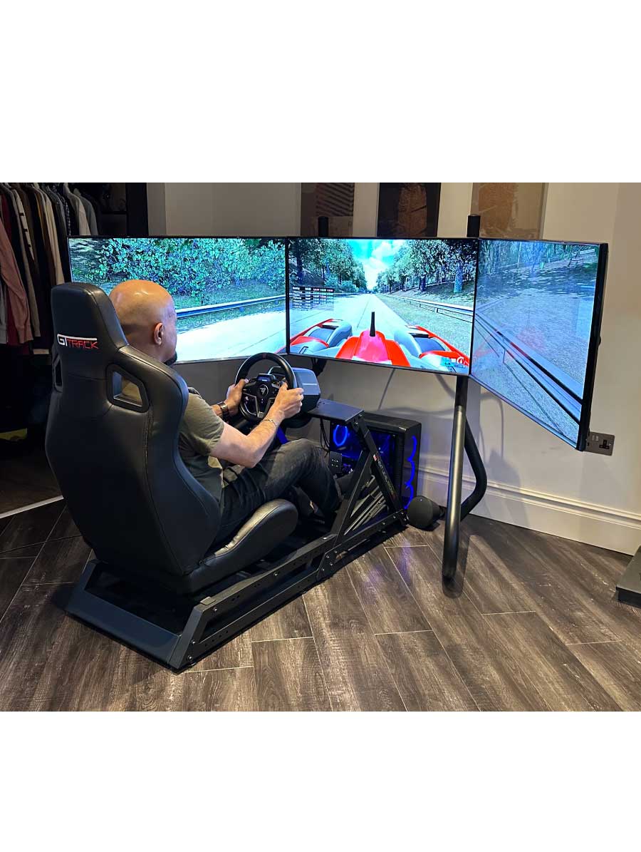Custom Racing Car Simulator PC Gaming, Trak racer, Thrustmaster Wheel ...